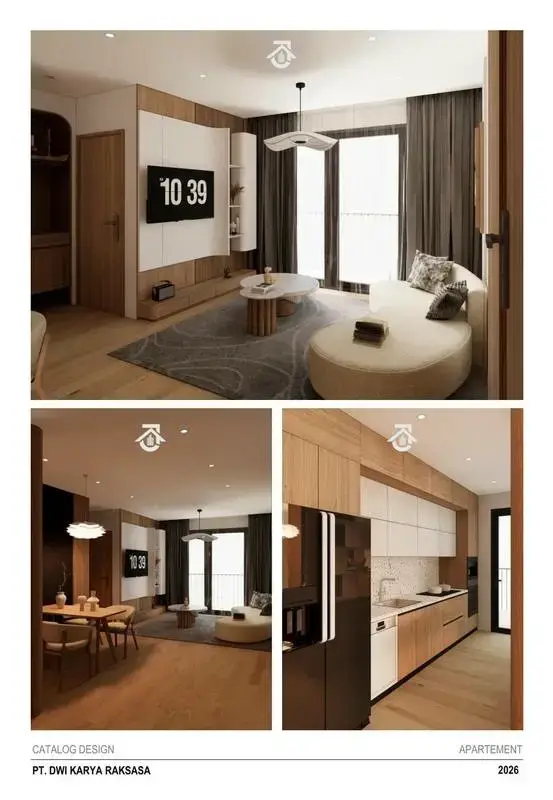 Apartment Warm Living Room
