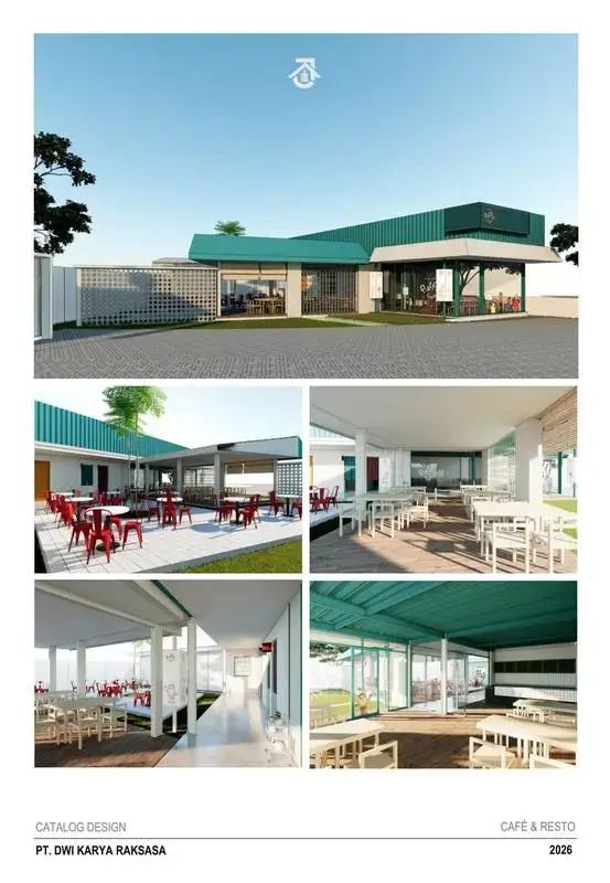 Cafe Exterior Interior