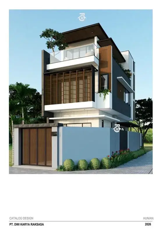 Rumah 3 Lantai Modern