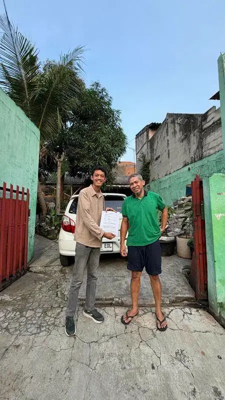 Serah terima kontrak outdoor